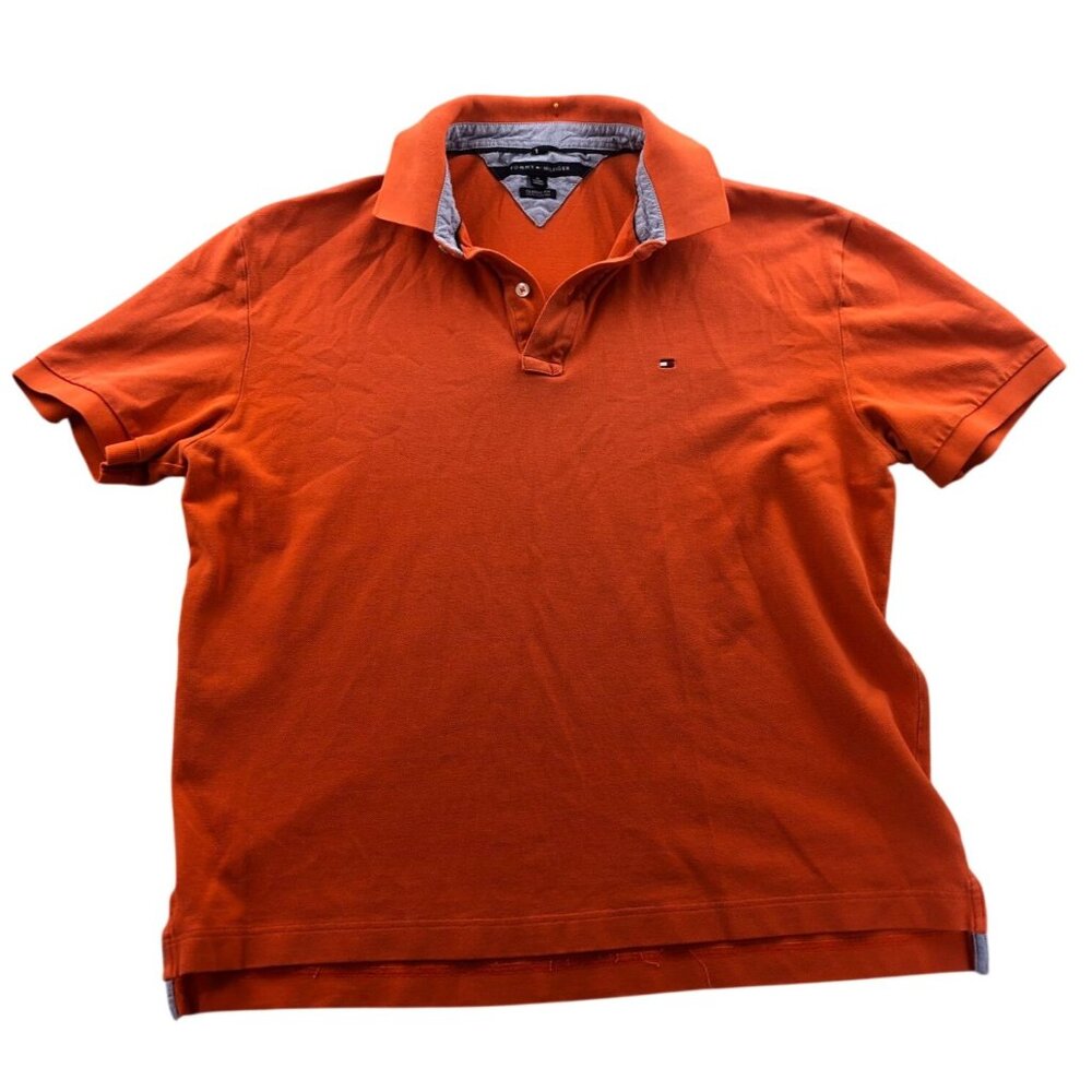 2 Tommy Hilfiger Mens Polo Shirt XL Lot Of Two Classic Fit Short Sleeve Casual
